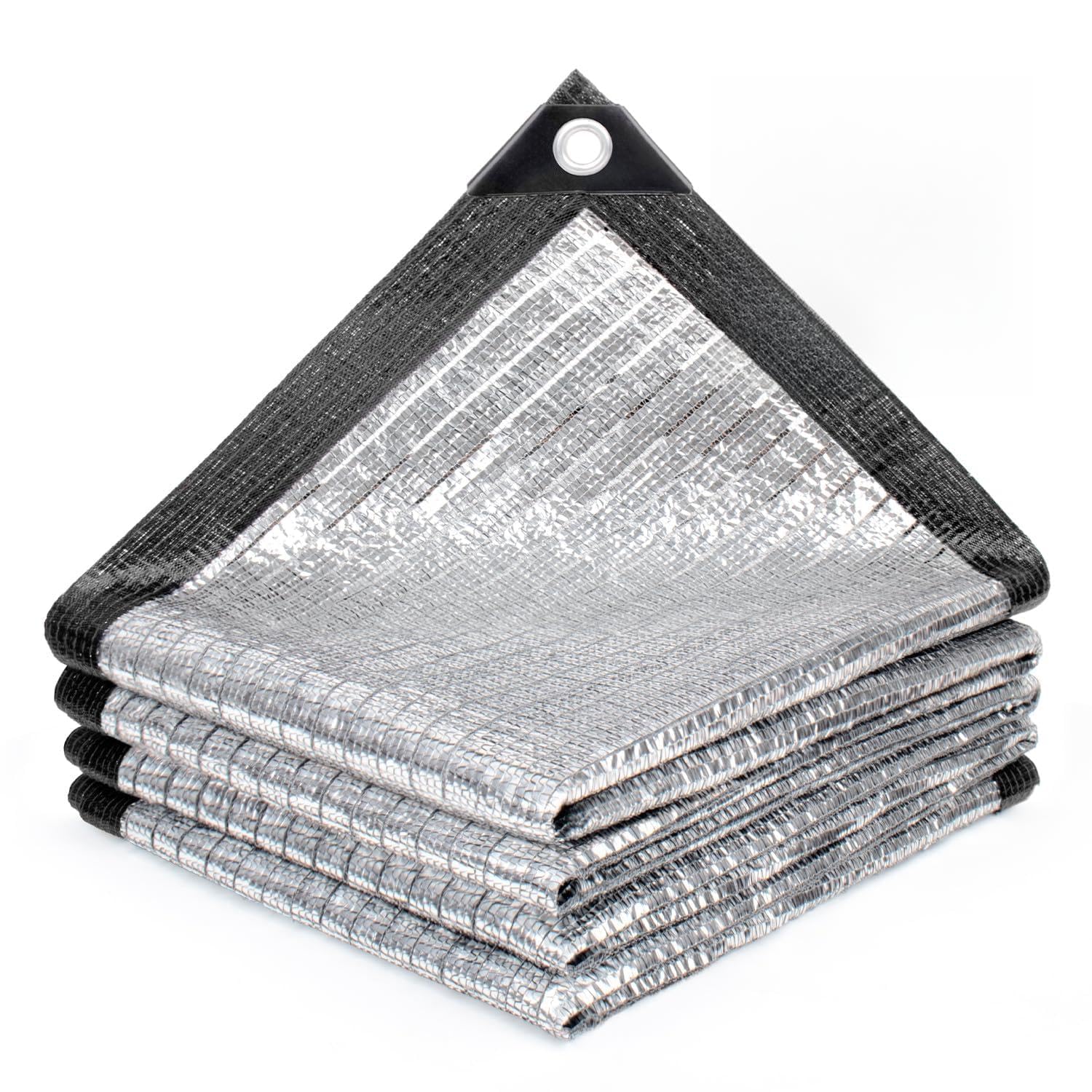 Photo 1 of SUNNY GUARD 85% Aluminum Sun Shade Cloth, 20x30FT Heat Reflective Tarp