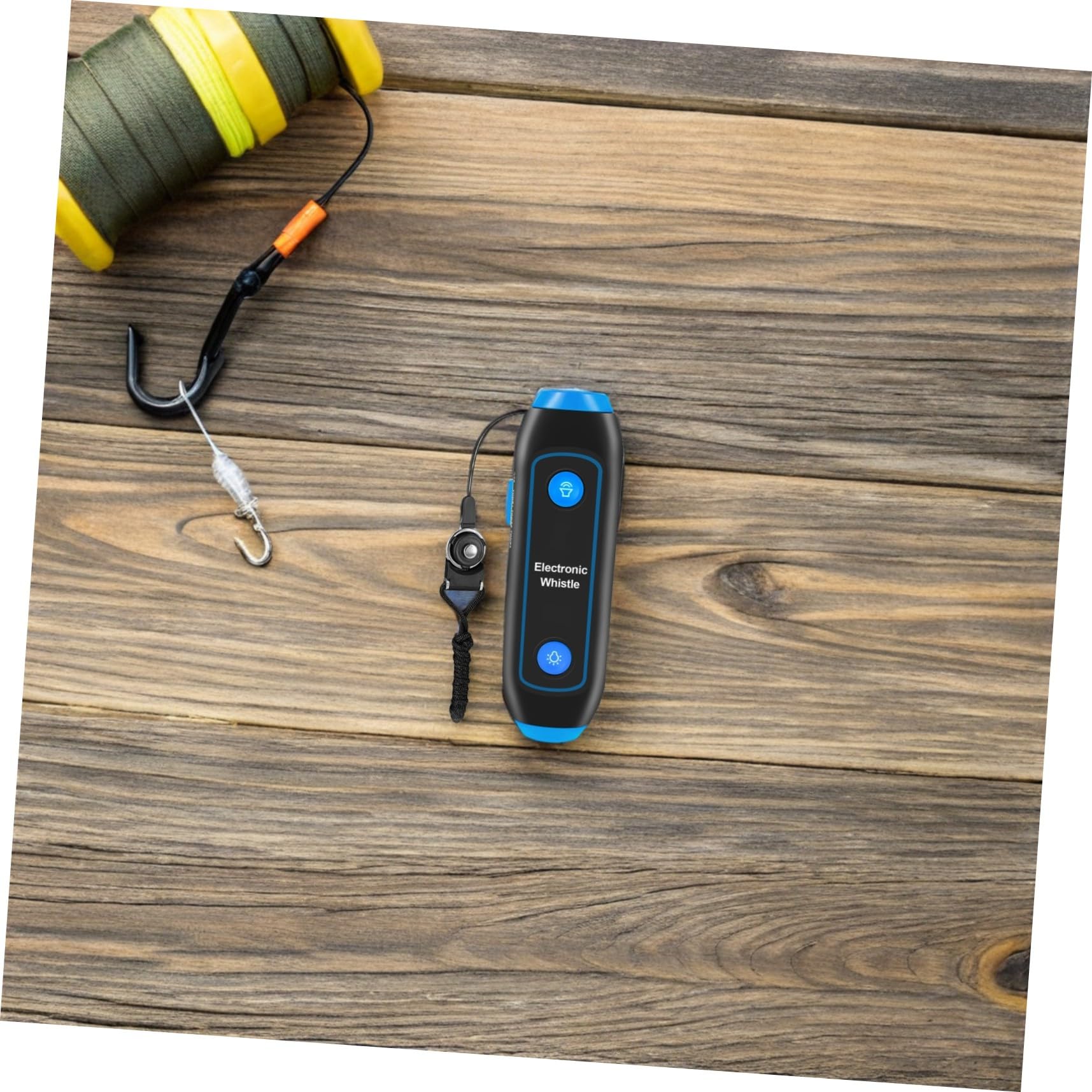 MAGICLULU Sifflet Électronique D'arbitre avec Lumière Sos LED et Cordon, Abs Solide, Signal d'urgence pour Sports et Randonnée en Plein Air, Sécurité et Entraînement