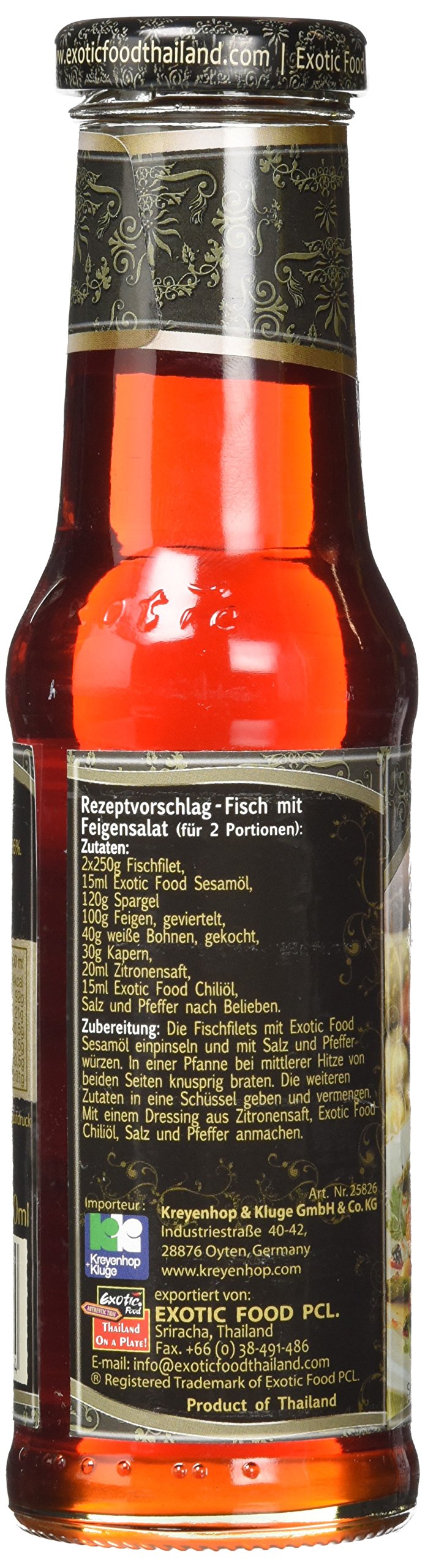 Exotic Food Chiliöl, 6er Pack (6 x 250 g)
