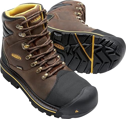 Miniatura 2 de KEEN Utility Milwaukee - Botas de trabajo impermeables con punta de acero de 6 pulgadas para hombre