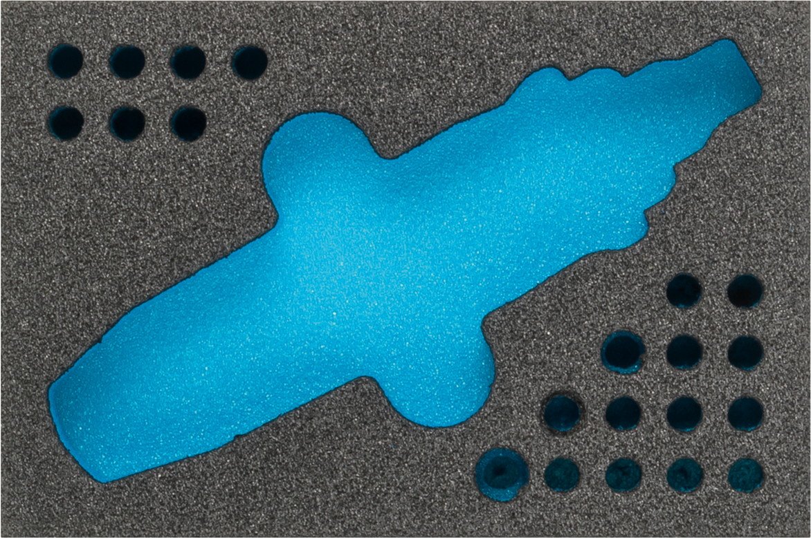 HAZET 163-333L 2-Component Soft Foam Insert - Multi-Colour