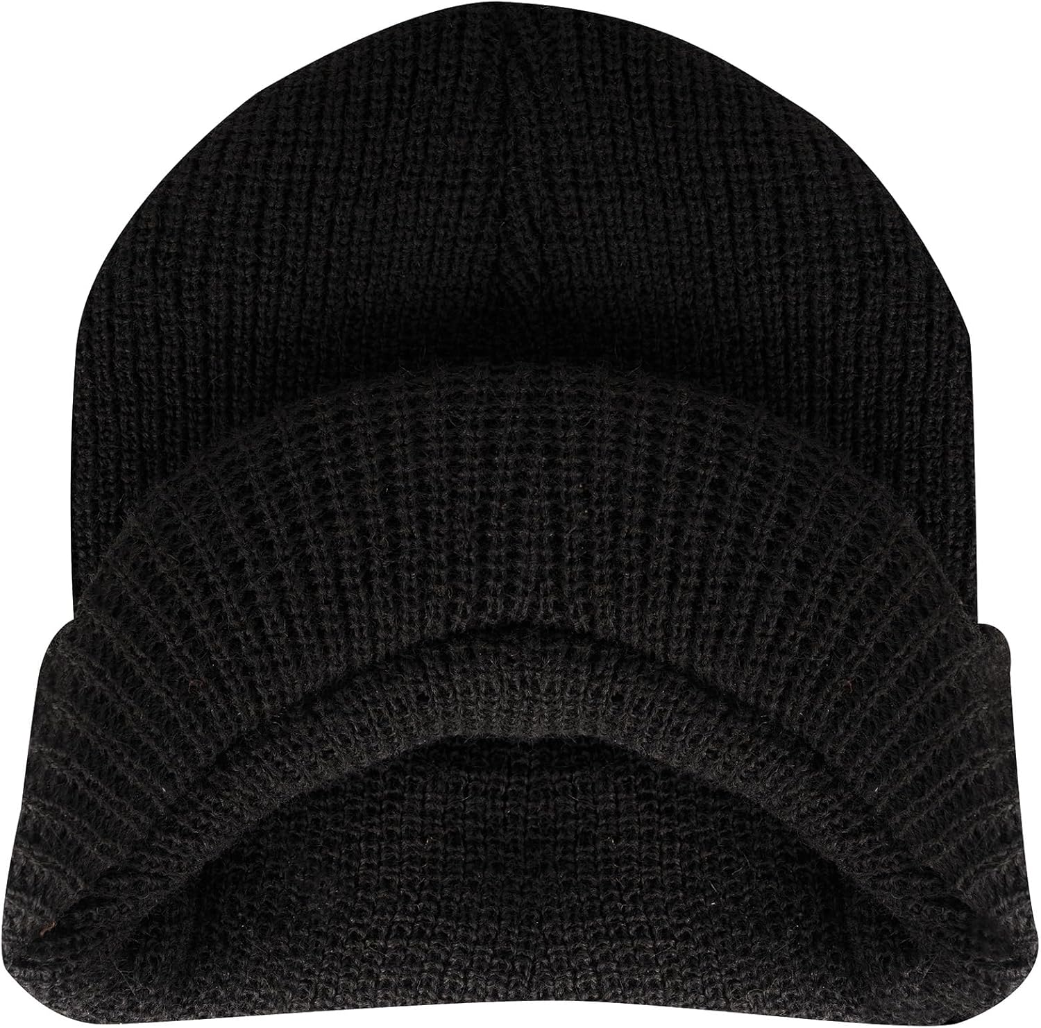 Rothco Wool Watch Cap with Brim – Wool Beanie Hat with Visor – Great for Winter Activities