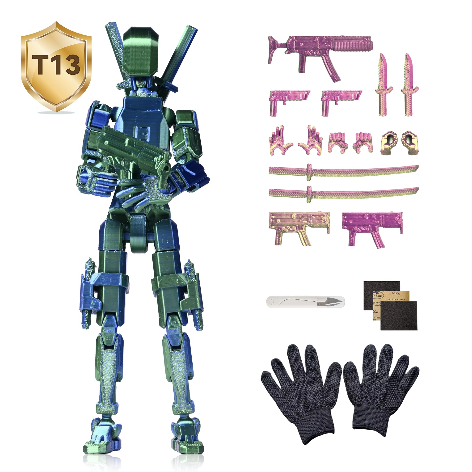 Amazon.com: LWPFSD Dummy 13 - Figuras de acción Lucky 13 de
