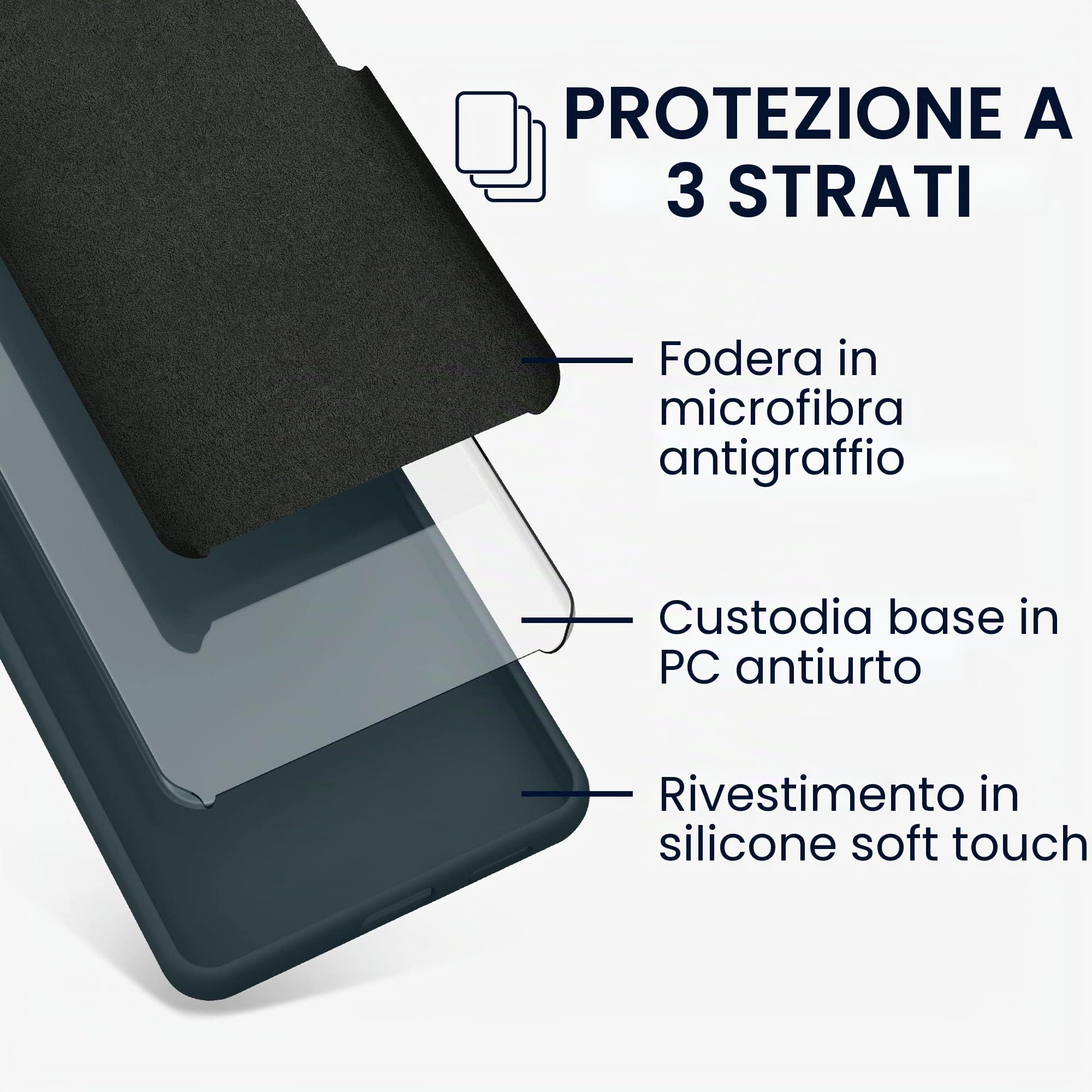 kwmobile Cover per OnePlus Nord Custodia - Back Case per Smartphone in Silicone TPU - Protezione Gommata - ardesia scuro kwmobile Cover per OnePlus Nord Custodia - Back Case per Smartphone in Silicone TPU - Protezione Gommata - ardesia scuro