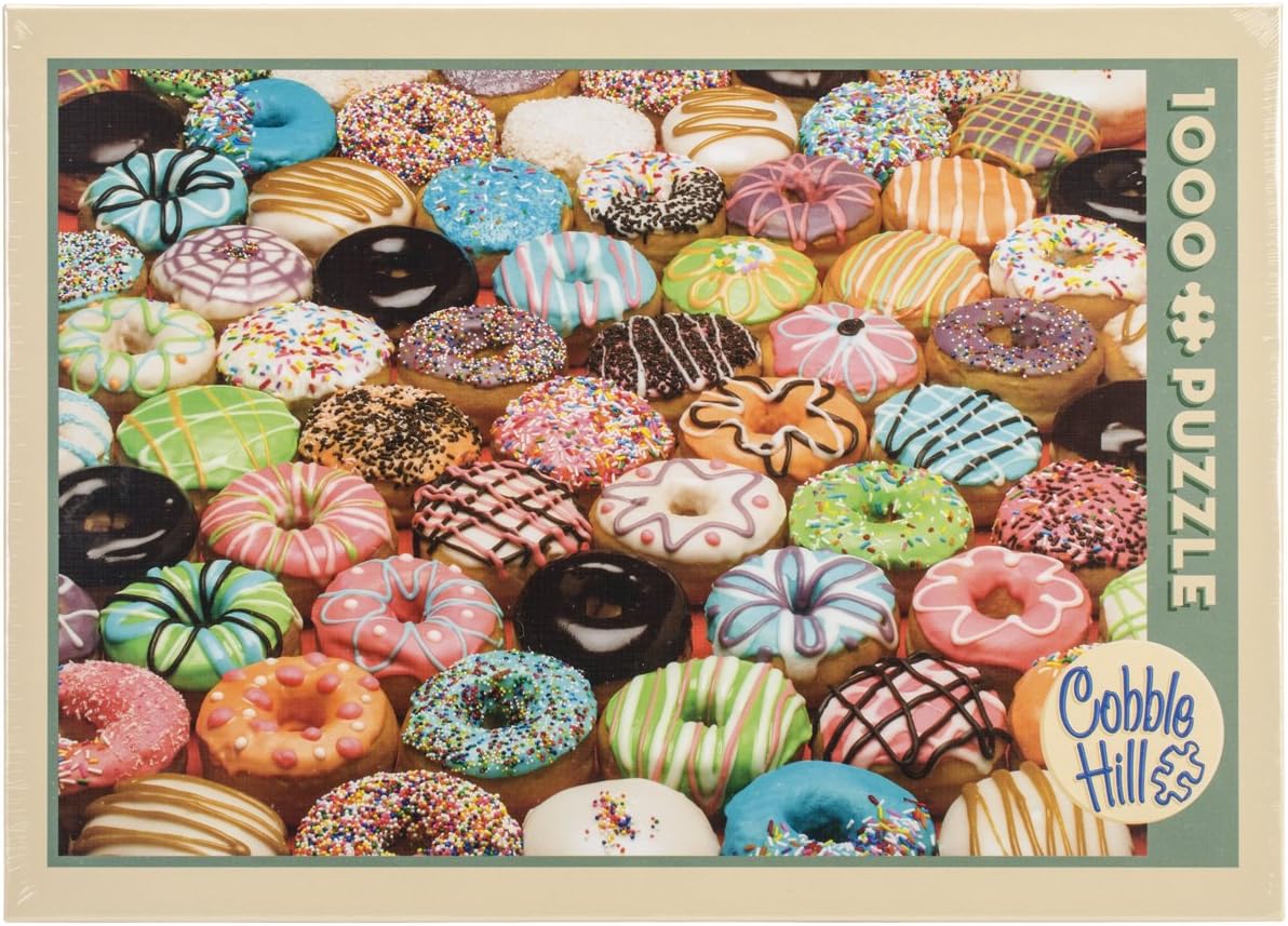 Brand New Jigsaw Puzzle 1000 Pieces 10""X14""-Doughnuts Brand New