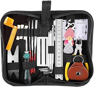 Guitar Setup Kit, Acoustic Guitar Accessories, Hex Wrench Ruler Screwdriver