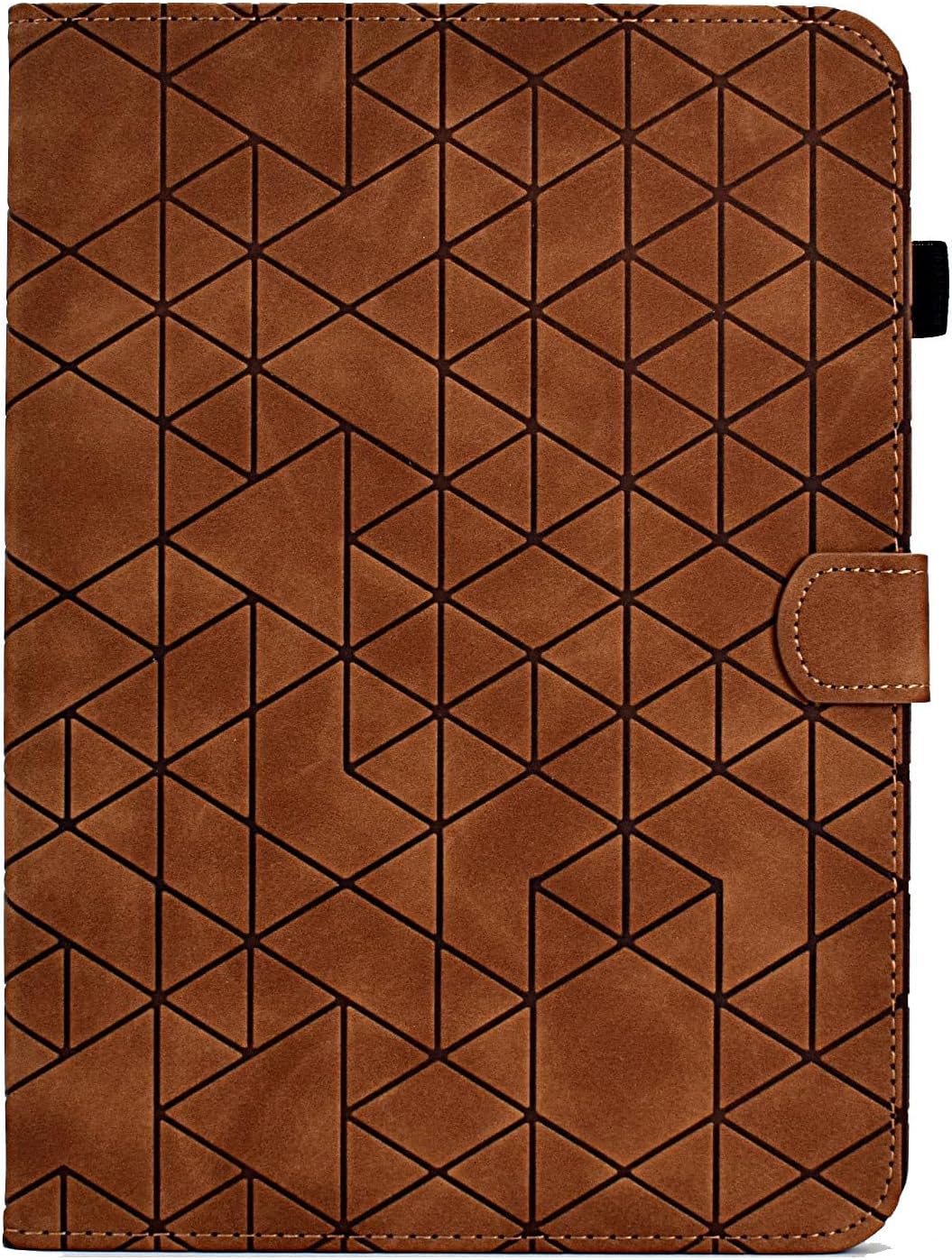 Travel with Tablet Folio Stand Premium Leather Case Compatible with Kindle Fire HD10/HD10 Plus 2021 Case with Multi-Angle View and Auto Wake-Sleep Function Tablet Protection(Kahv image 4