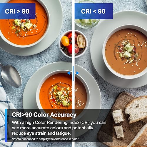 Miniatura 3 de Tapo TP-Link Bombillas inteligentes, 16M colores RGBW, regulables, compatibles con Alexa y Google Home, A19, equivalente a 60W, CRI90 de 800