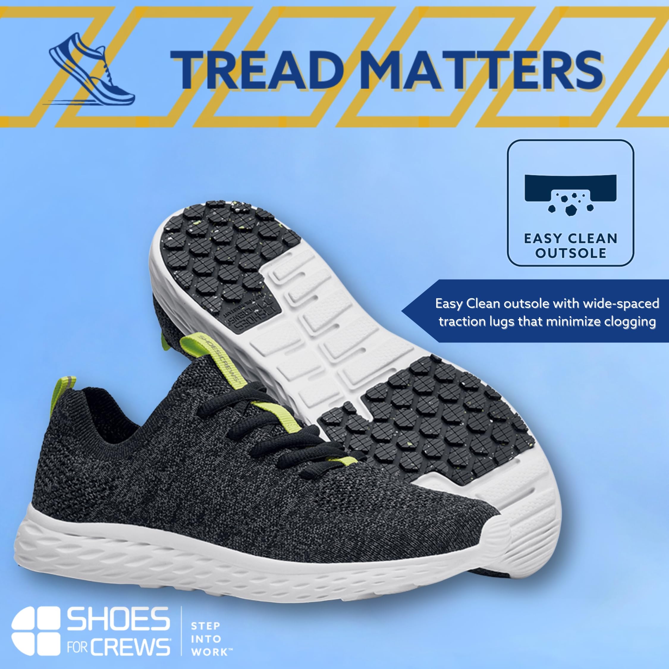 Shoes for Crews Baskets de Travail antidérapantes pour Femmes – Chaussures Confortables, imperméables, idéales pour Le Secteur de la santé, de la Restauration, Cuisine, Bistro – Everlight ECO