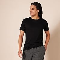 Vista 3 de Tienda Essentials Camisetas de cuello redondo para hombre, paquete de 6, básicos versátiles