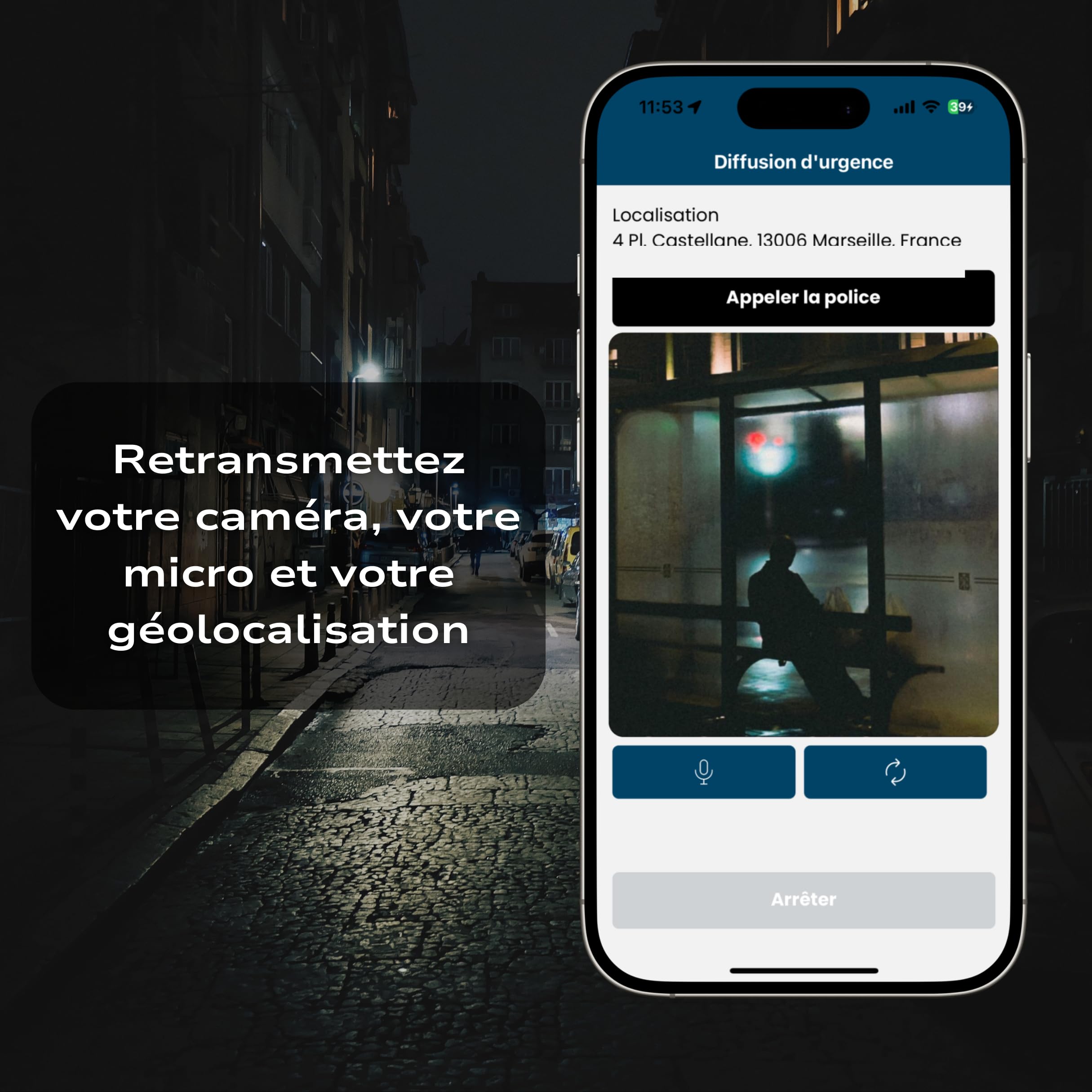 Safee - Innovativo monitoraggio e protezione personale per uomini e donne: allarme 105 DB, trasmissione in diretta, posizione, app mobile