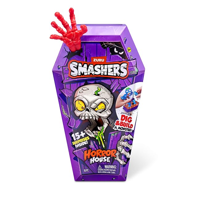 Foto 2 de 6 de Smashers Horror House de ZURU, Juguete Interactivo, Juguete Coleccionable para niños y Adolescentes (30 cm)