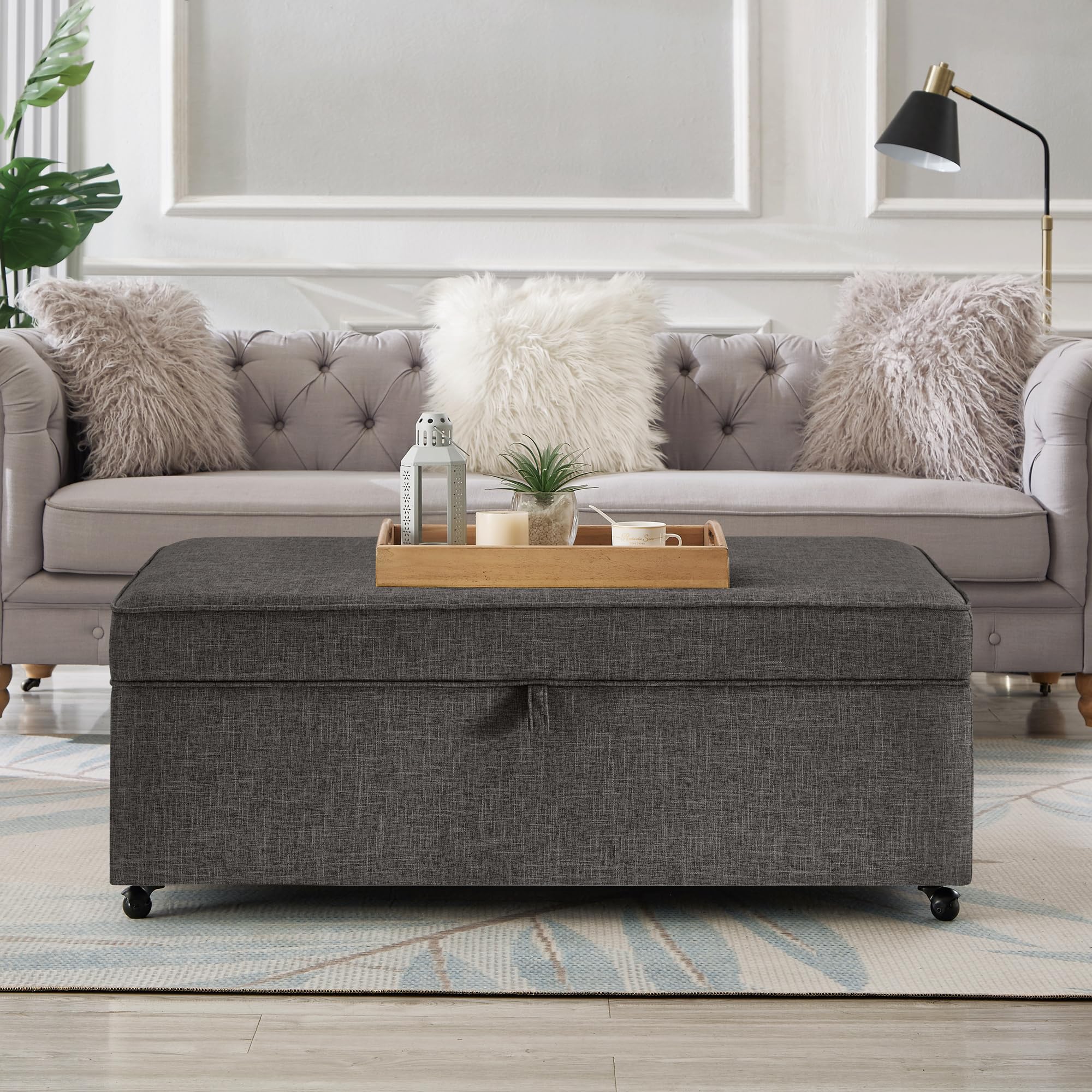 Amazon.com: BEDGJH Large Comfort Sofa Ottoman with Storage