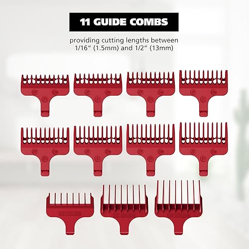 Miniatura 8 de Wahl Afeitadora de bordes y detalles recargable inalámbrica de iones de litio y recortadora de barba para hombres con carga USB - Modelo 3025950