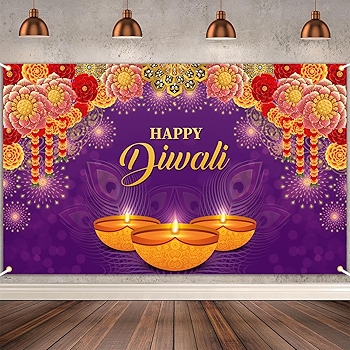 印度节日装饰品安贴墙横幅灯饰彩灯祭祀装饰欢庆灯笼背景墙