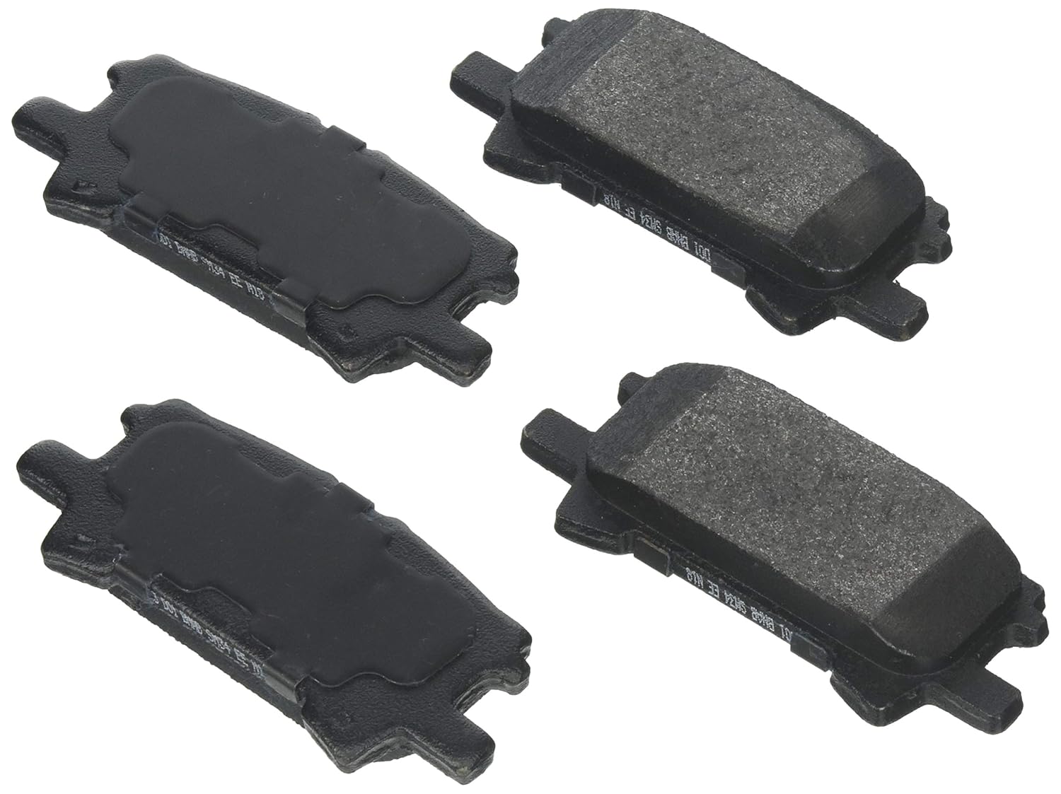 Pastilhas de Freio Cerâmicas BOSCH BE996H Blue com Hardware - Compatível com Lexus RX330, RX350, RX400h e Toyota Highlander - TRASEIRA