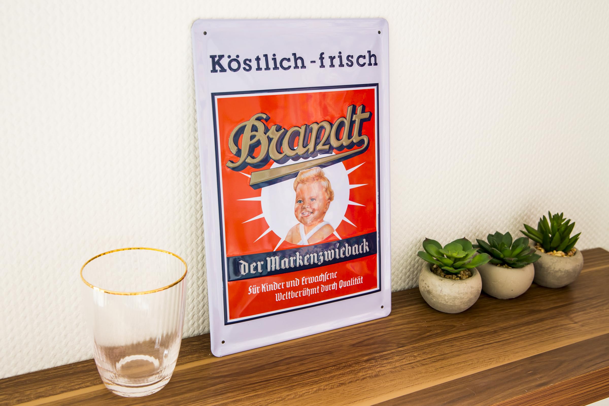 Retro Kitchen Tin Sign Suitable for Brandt Zwieback Lovers, Retro  Advertising, Cult Advertising, Door Sign, Wall Sign, High-Quality Embossed,  30 x 20 cm – BigaMart, image size:2400x1600
