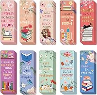 100pcs Double-Sided Wooden Bookmarks for Book Lovers - Multicolor Inspirational Bookmarks for Women, Students & Readers