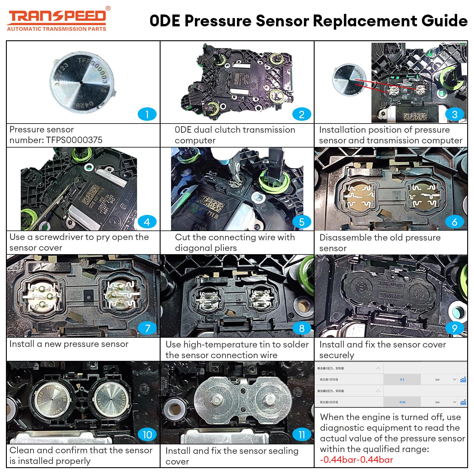 新品 VW アウディ DSG圧力センサー TFPS0000375 DQ500系 Amazon | TRANSPEED 0DE 0GC DQ500 DQ380 DQ381 TCU