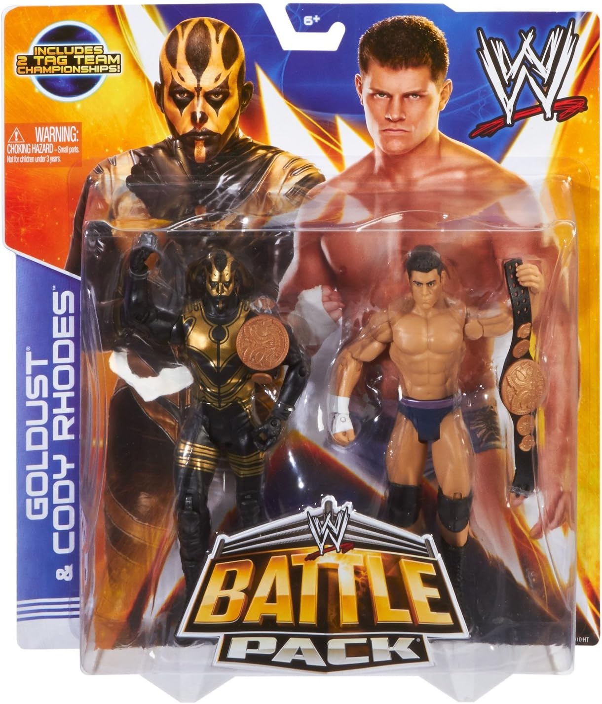 Mattel WWE Battle Packs 29 Goldust & Cody Rhodes Wrestling Action Figure