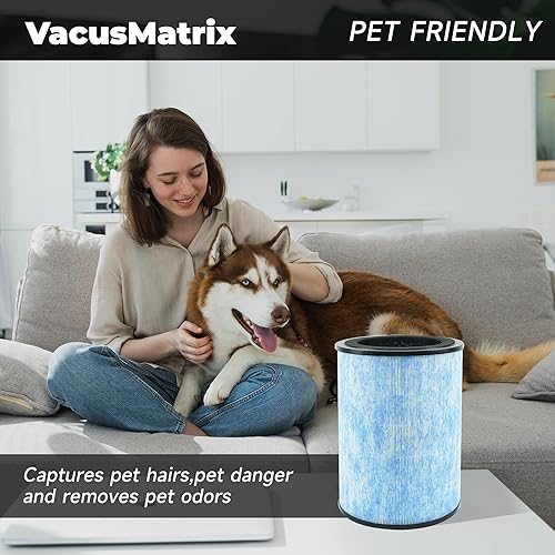 Miniatura 10 de Paquete de 2 filtros de repuesto AP200 3 en 1 H13 True HEPA compatibles con AP200 instantáneo, prefiltro y filtro HEPA verdadero de grado H13 y