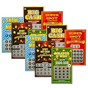 STOYK?S 10 Fake Lottery Tickets and Scratch Off Ca