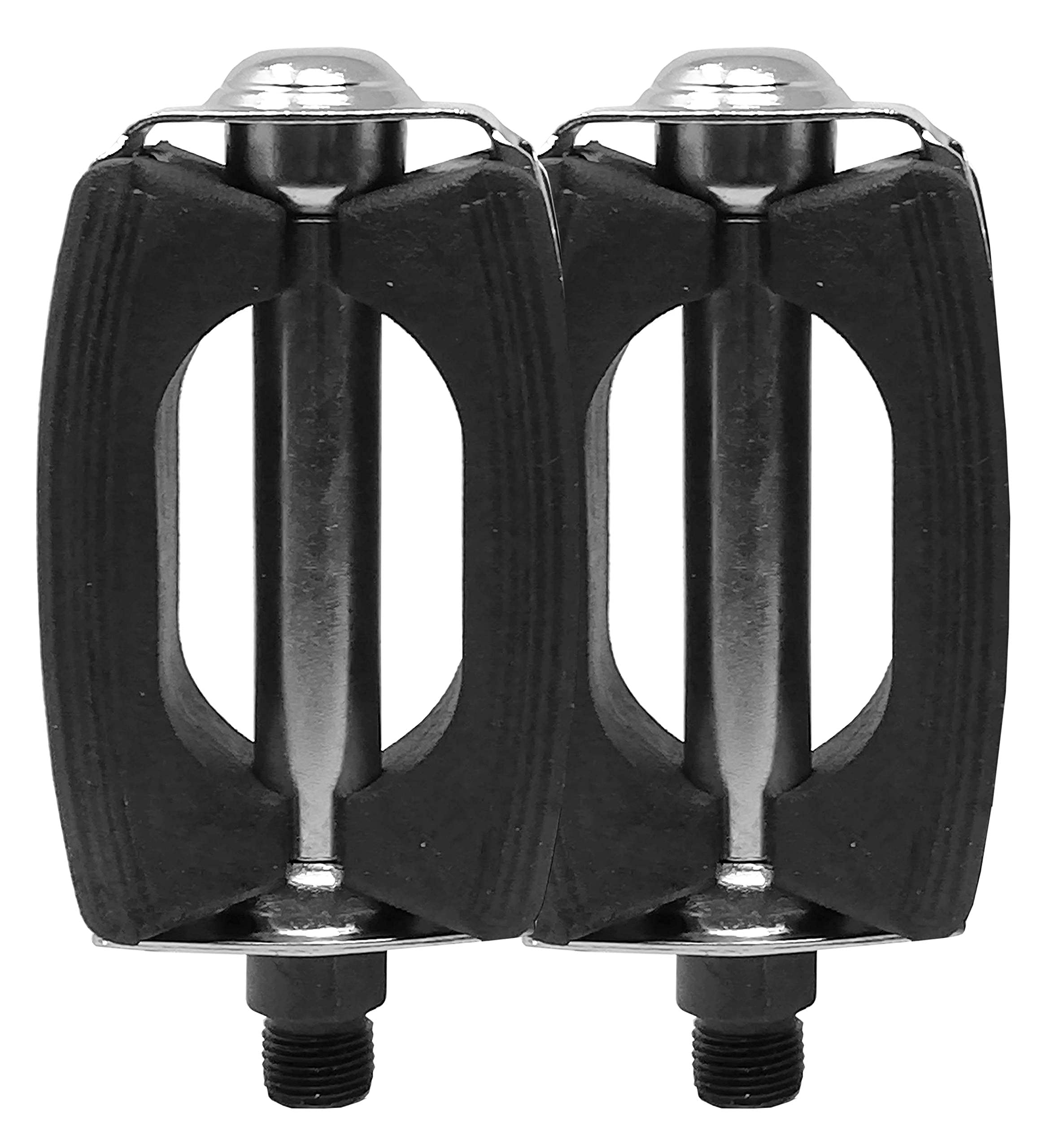 Pedali Per Bici Universali Antiscivolo Con Catarifrangenti | Cromati Per MTB, City Bike, Mountain Bike - Coppia