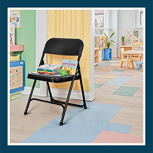 Miniatura 12 de OEF Furnishings OEF800 Series - Sillas plegables de plástico de alta resistencia, asientos ligeros y duraderos para uso en interiores y exteriores,