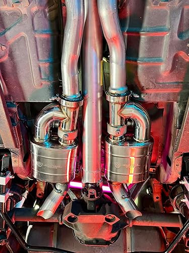 Miniatura 6 de Silenciador de escape universal con válvula de escape con 1 kit de control remoto inalámbrico (3.5 pulgadas3.504 in, 1 silenciador)