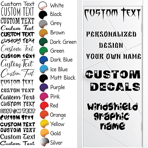 Calcomanía personalizada nombre de usuario y logotipo de marca calcomanía de vinilo personalizada diseño personalizado de tu propio nombre