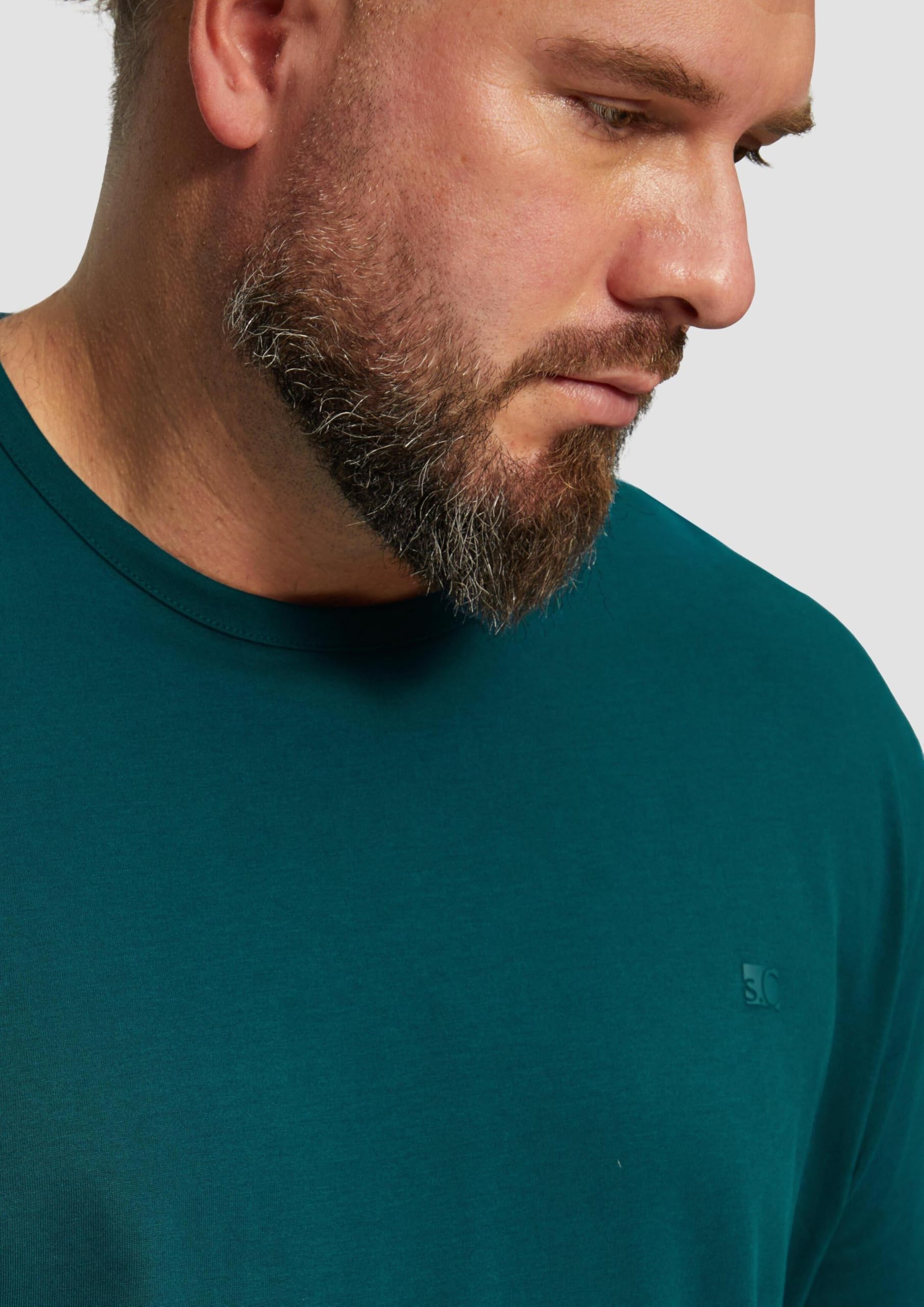 s.Oliver Langarmshirt mit Logo-Detail