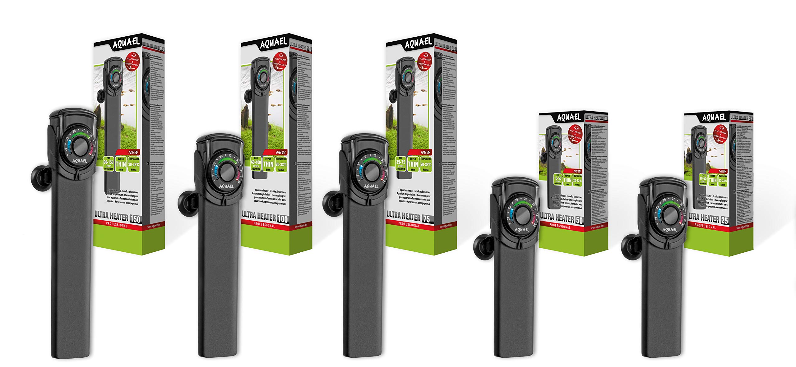 AQUAEL ULTRA HEATER Chauffage pour Aquarium Thermomètre Thermostat 130-200 l 200W