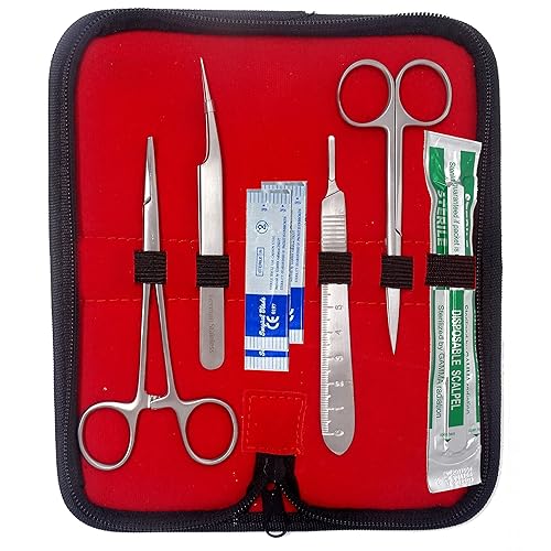 Kit de limpieza Dermaplaning 41 piezas con estuche de transporte, bisturí desechable + cuchillas #16, 11, 10, mango de metal de acero inoxidable,