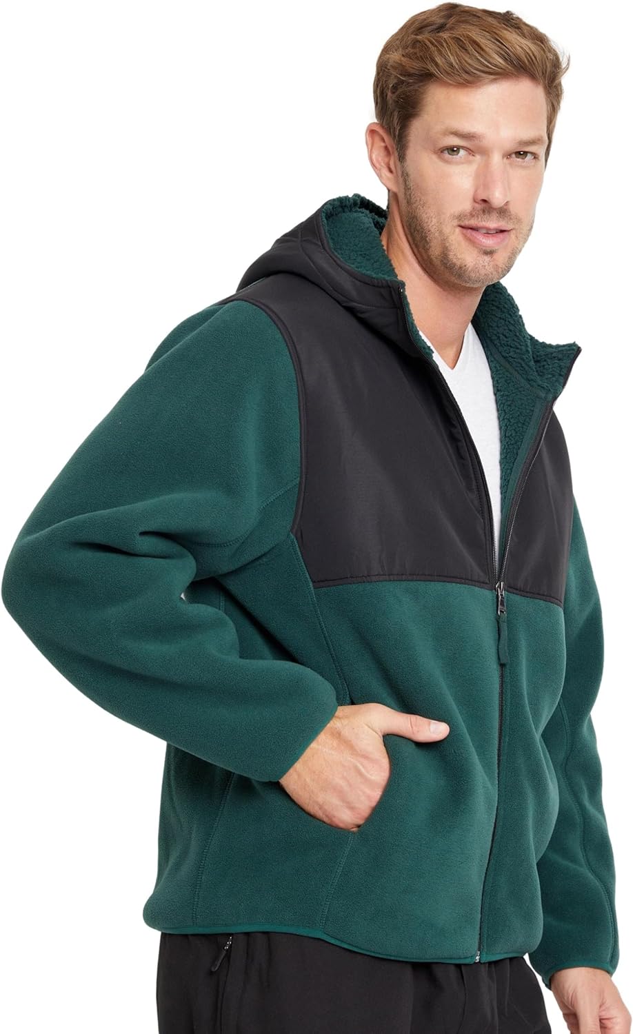 rivers Mens Jumper Winter Green Pullover/Sweater Fleece