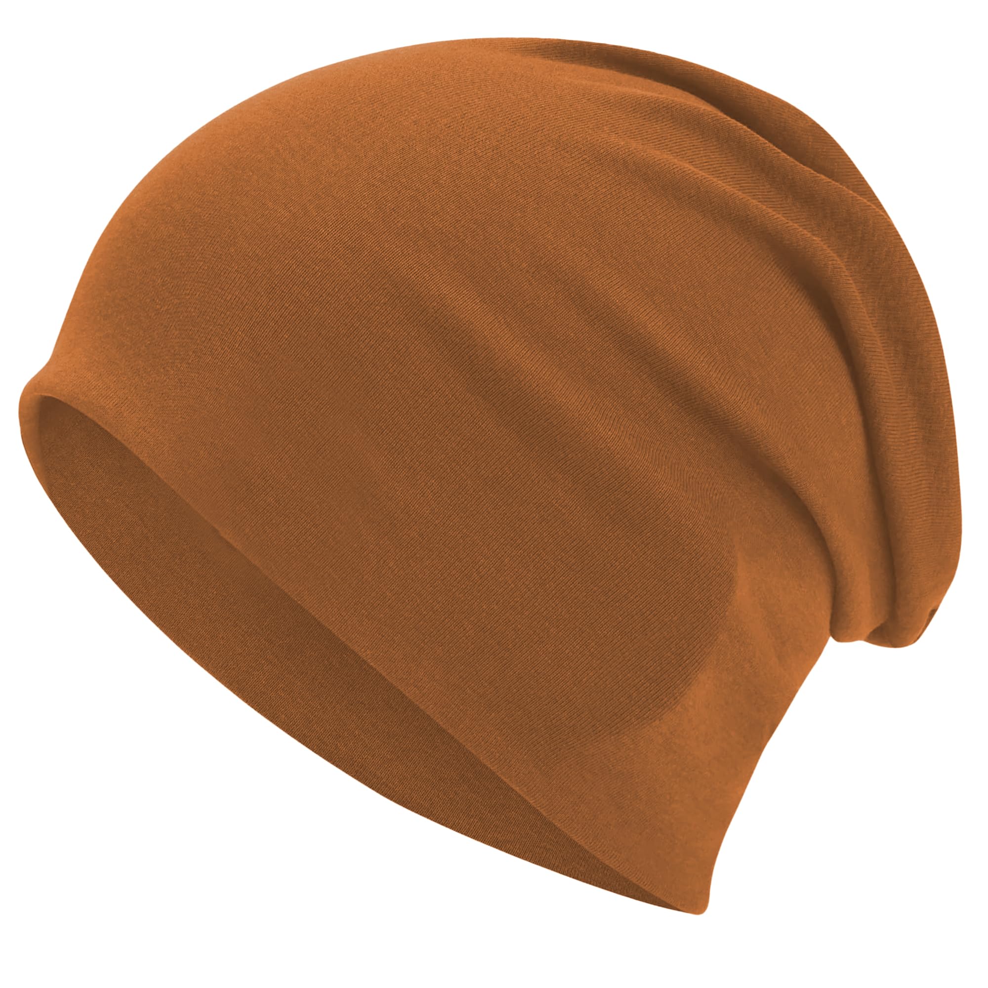 ROYBENS 100% Cotton T-Shirt Beanie for Women Men Slouchy Beanies Soft Hipster Daily Hat Lightweight Skull Cap — view 25