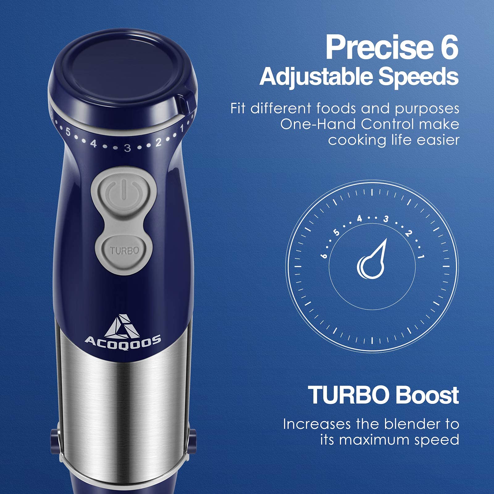 DPM - Mp800 Frullatore Ad Immersione 800 Watt In Acciaio