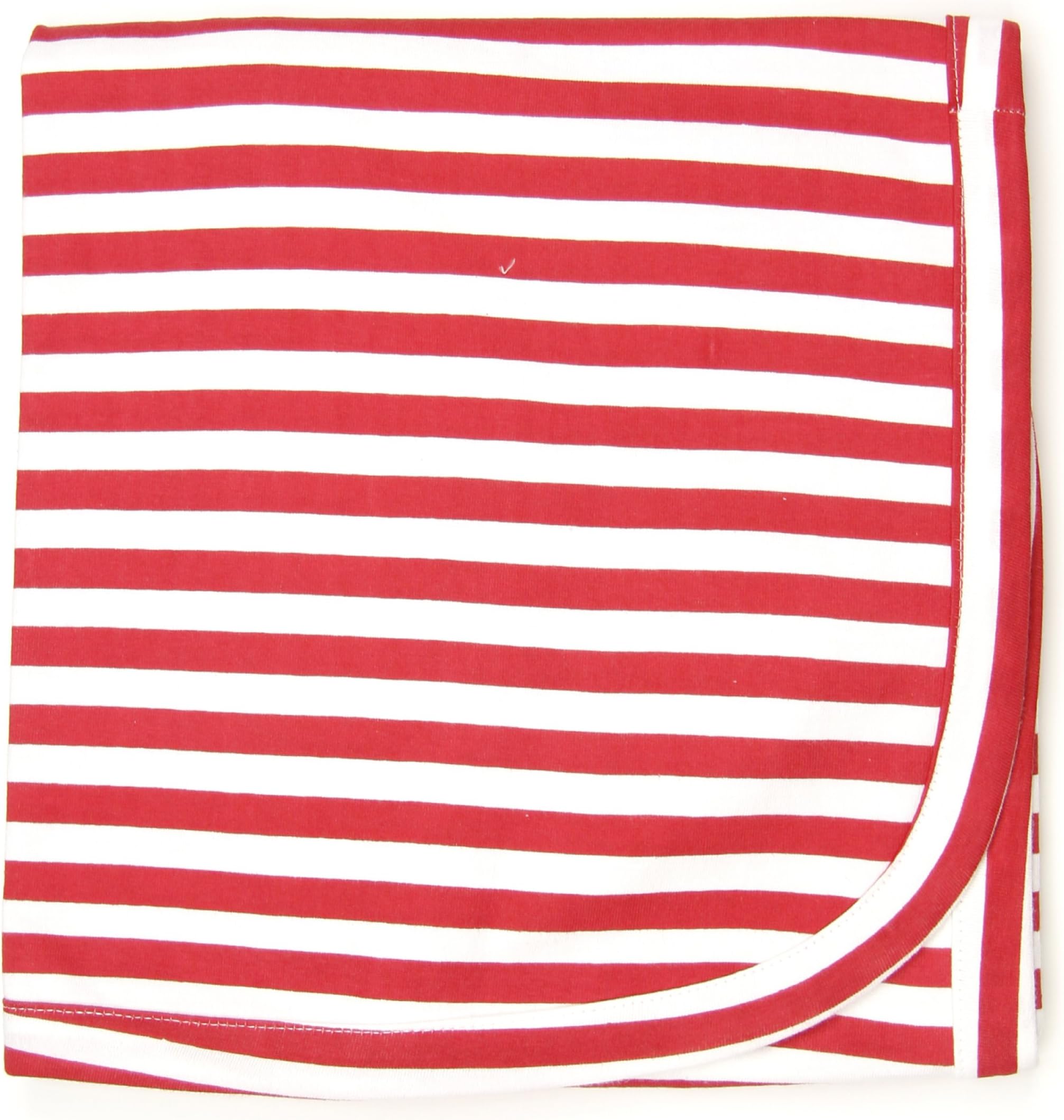 Kate Quinn Organic Receiving Blanket, OneSize (Pomegranate Stripe)