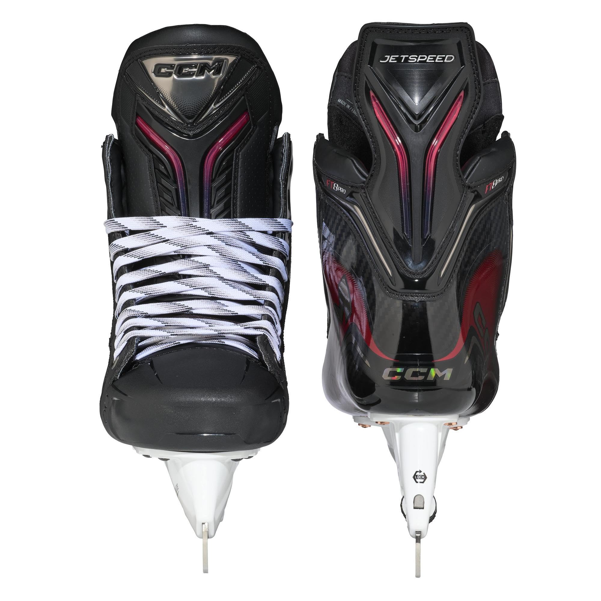 CCM Jetspeed FT8 Pro Pattini da hockey su ghiaccio Senior 11 – Euro 47 Tapered