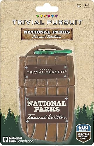 USAopoly Trivial Pursuit: 100 aniversario del Parque Nacional | Celebrando el Centenario del Servicio de Parques Nacionales | 600 preguntas de