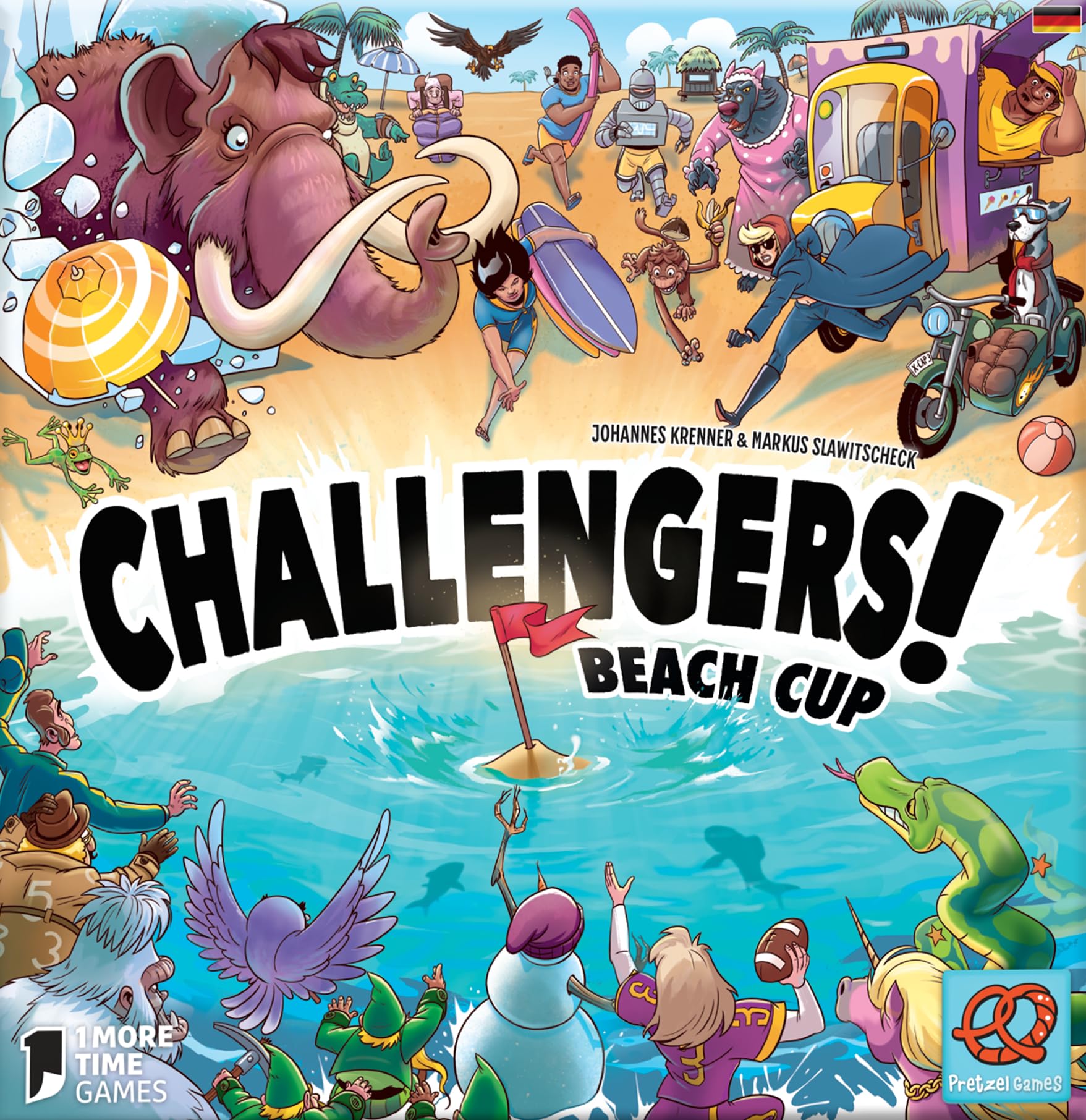 Challengers Beach Cup Gioco, Colore Multi-Colored, PRGD0005 - versione tedesca