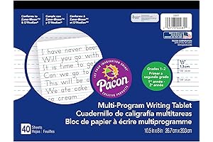 Pacon's 1st Grade Writing Tablet, Ruling 1/2