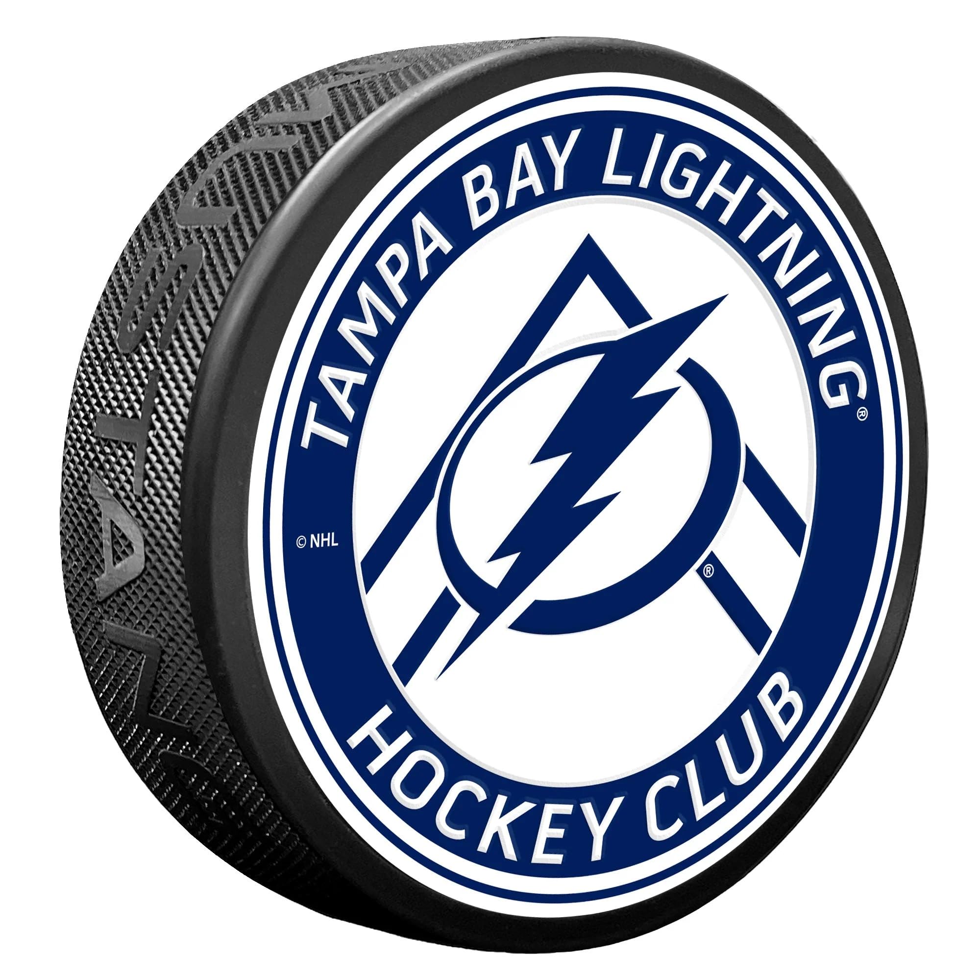 Sports Decor Tampa Bay Lightning Puck - Chevron Banner