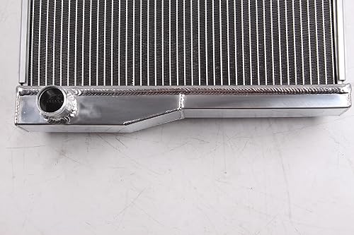 Miniatura 5 de Radiador de núcleo de aluminio de 3 filas para modelos Jeep Willys 1955/Jeep1959-1971 CJ3 CJ5 CJ6 2.2/3.7L.