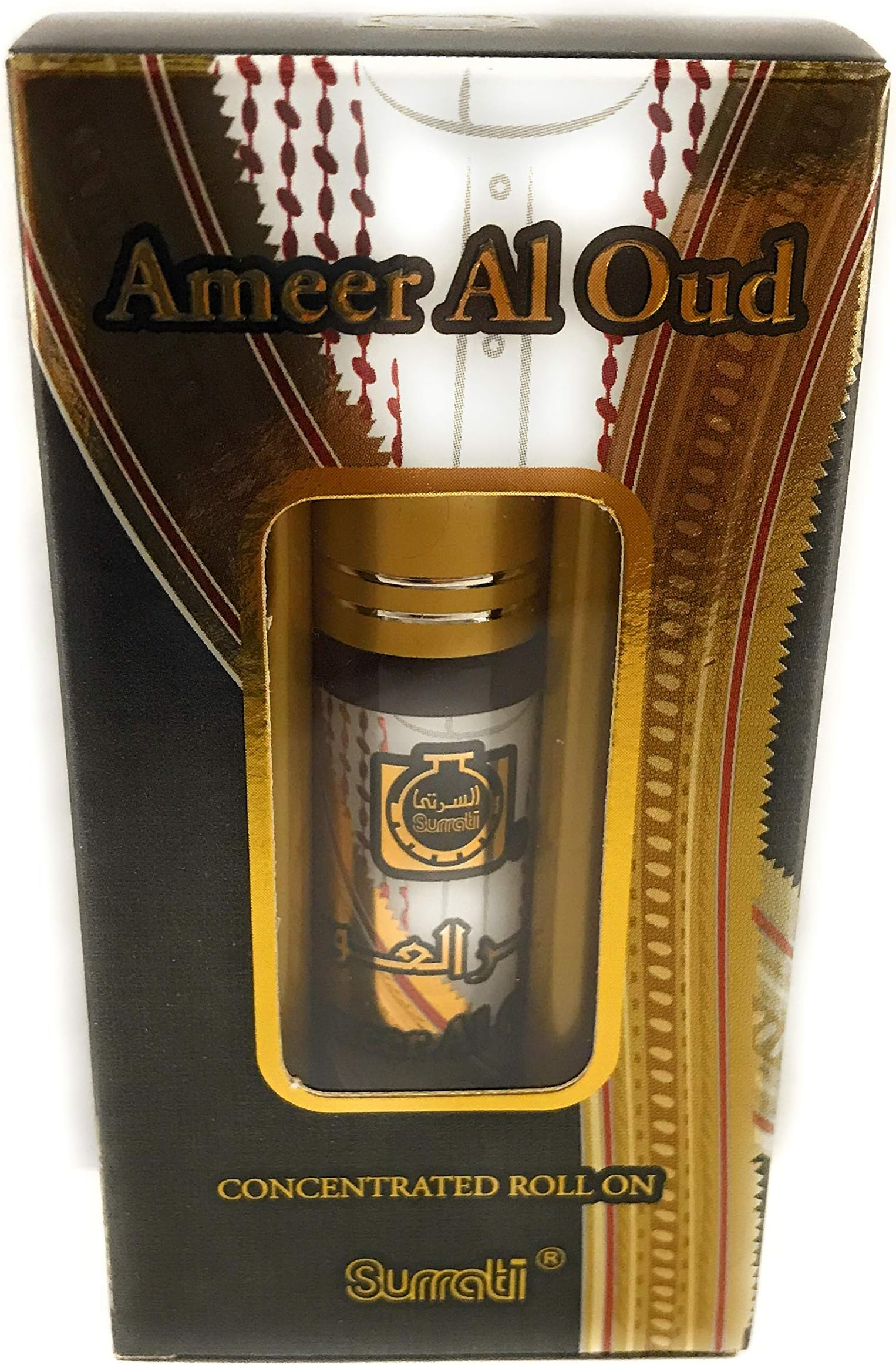 Ameer Al Oud Concentrated Roll On Oudh by Surrati Made in Saudi Arabia KSA 6ML