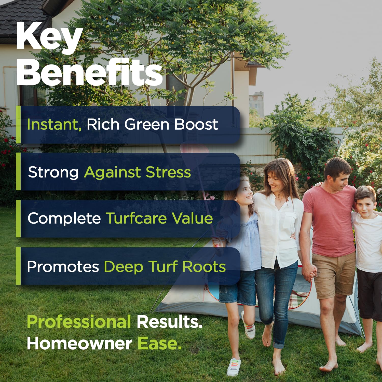 Supply Solutions 25-0-15 Ultra Green Lawn and Turf Fertilizer - 16% Slow Release Nitrogen - Promotes Lush, Green Lawns and Strong Root Growth, Reduces Mowing Frequency (5 Pounds)