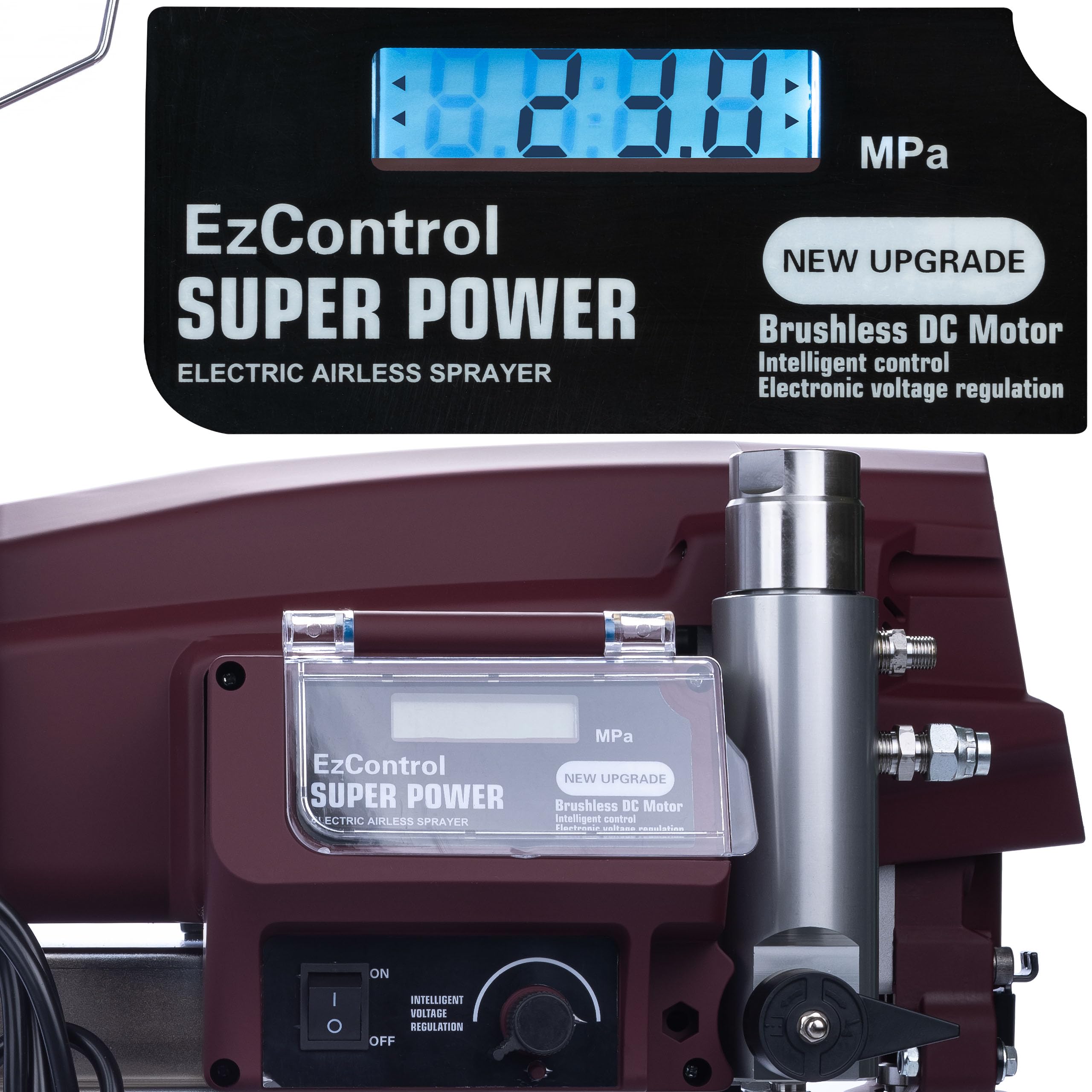 Zenthril Boa X - Masilla y pintor (3500 W, presión máxima: 20 MPa, diámetro máximo de la boquilla 0,039", caudal 6 l/min, para pintura y masilla | Serie profesional PowerXcellence