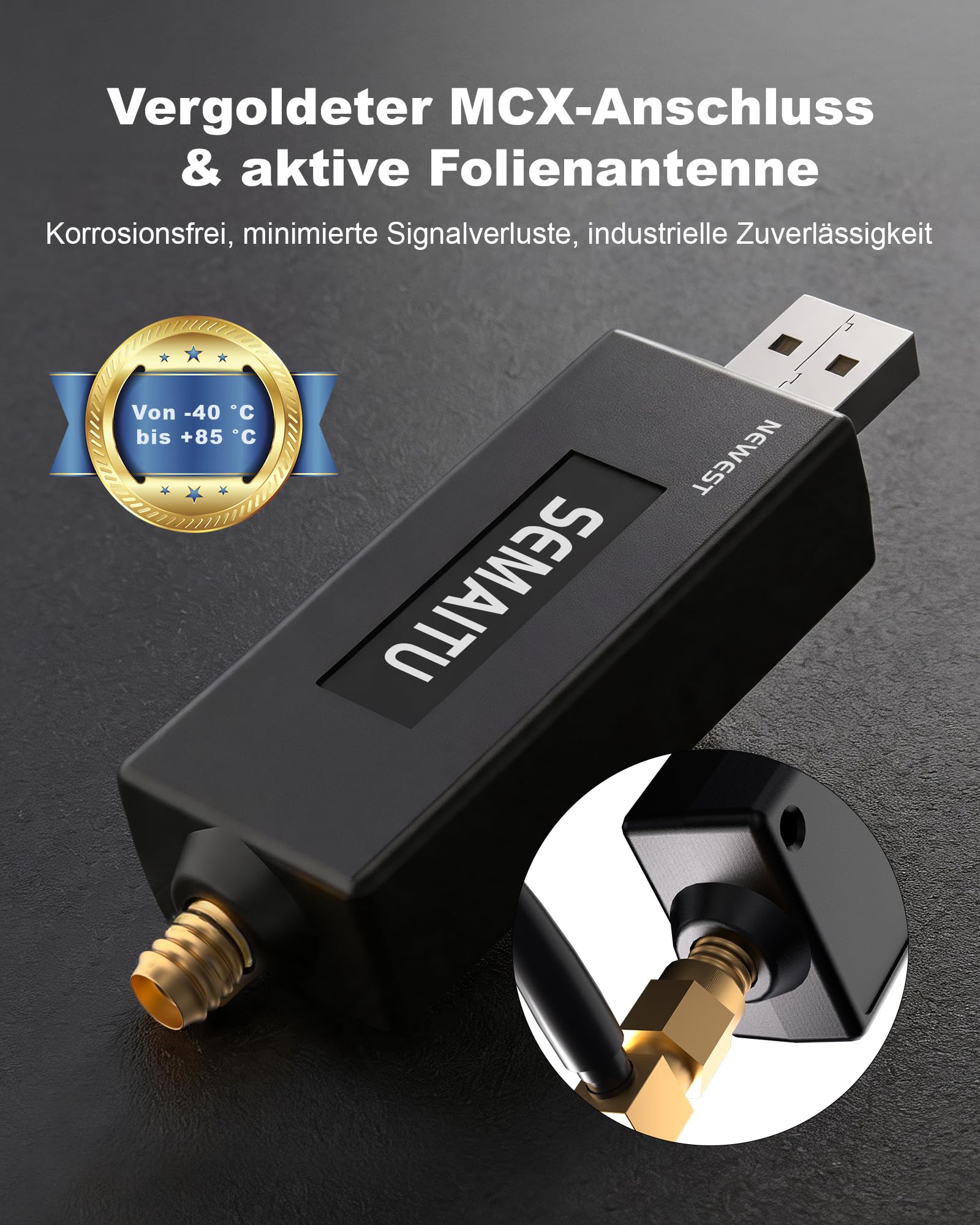 Professioneller DAB/DAB+ Adapter für Android Autoradio, Plug & Play