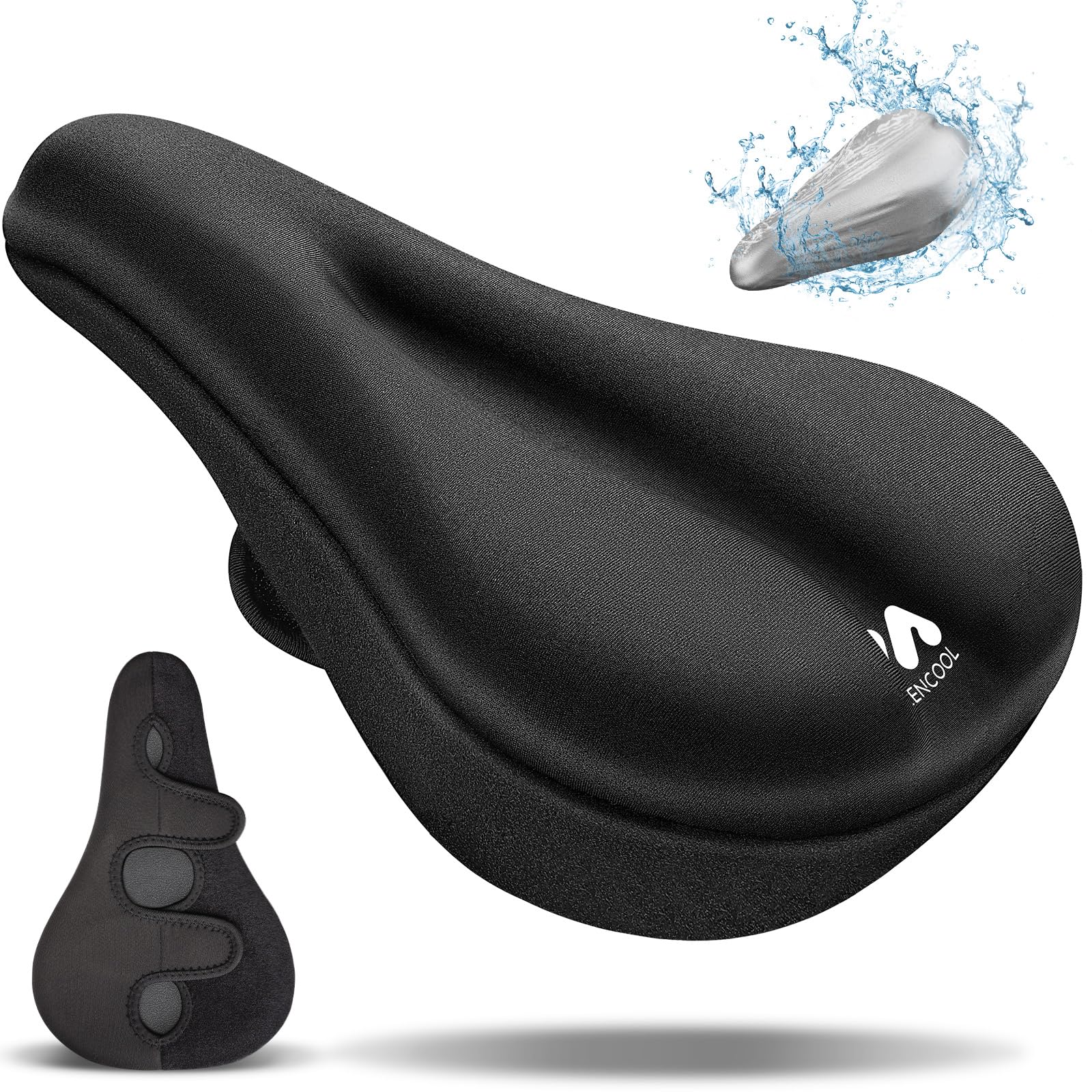 MEENCOOL Bike Seat Cushion Gel Padded Bike Seat Cover for Men & Women