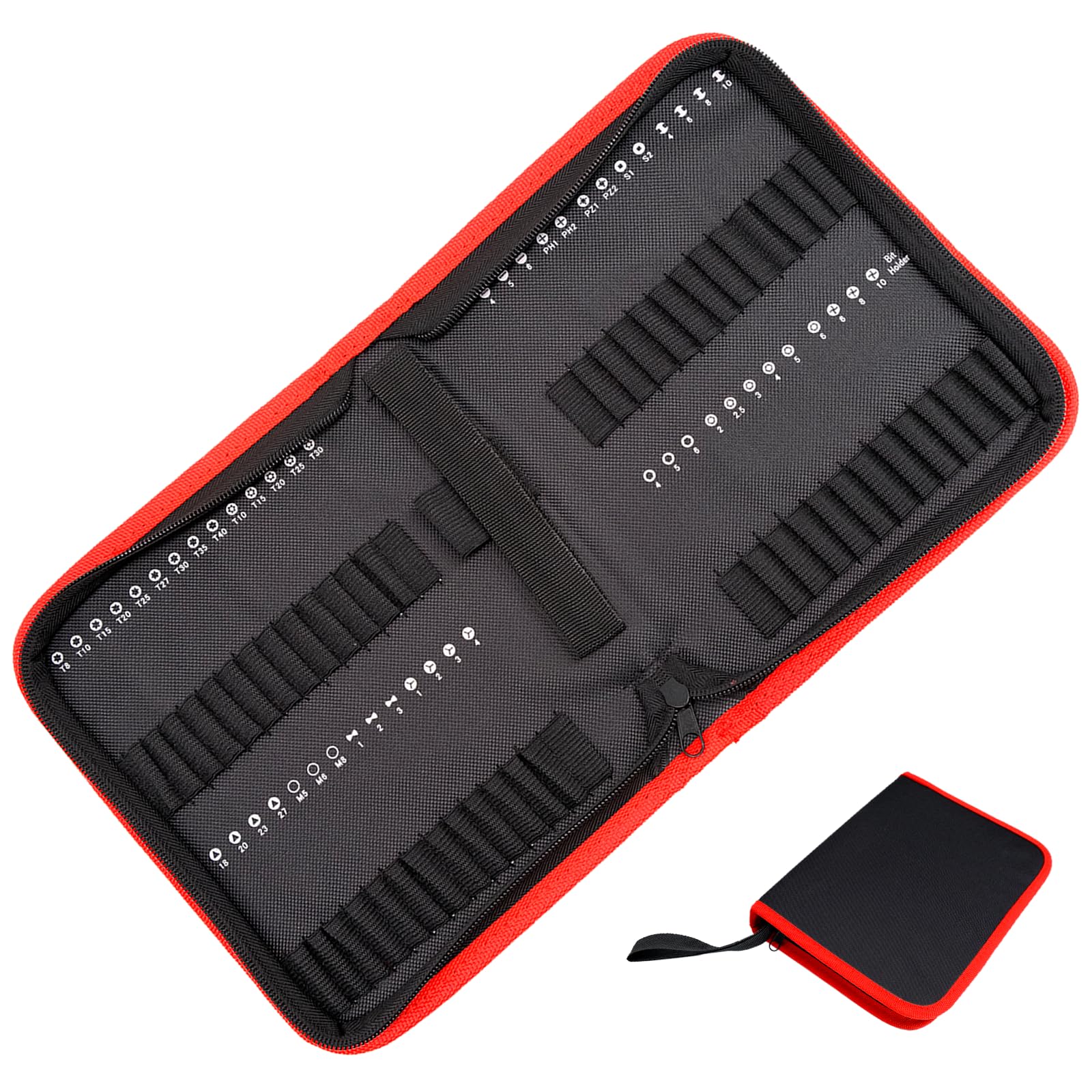 QUARKZMAN 10 Pezzi Porta Punte Avvitatore Organizer, Custodia In Plastica Per Trapano Esagonale Per Qualsiasi Punta Per Cacciavite In Metallo Da 1/4" In Metallo