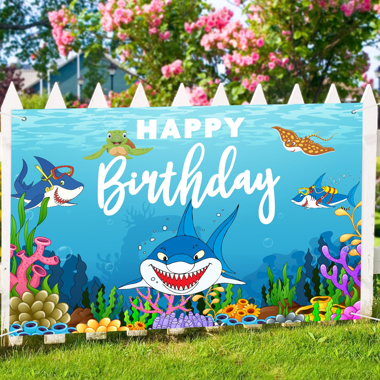 Monthly Planner 10x6.5ft Shark Underwater Backdrop - Ocean Theme Party  Decor \u0026 Photo Booth Background Underwater Ocean Theme Party Photo Backdrop, image size:1500x1500